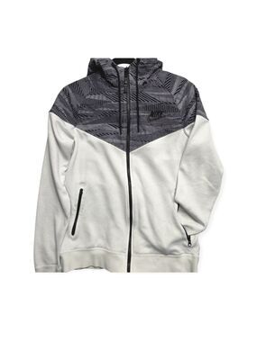 Small ● Nike Tech Monochrome Geometric Full-Zip Windrunner Hoodie
